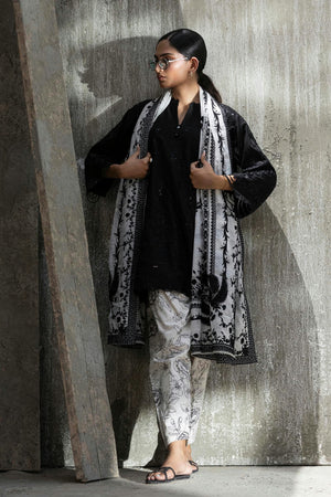 New In '26 - Stitched Embroidered Lawn Suit | SS26SGE502P3