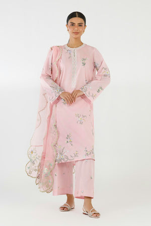 Stitched Embroidered Lawn Suit | SS26ESE310P3
