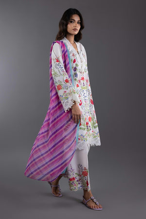 Basics '26 - Stitched Muzlin Lawn Shirt | SS25MUZ124A-SH