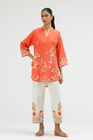 Basics '26 - Stitched Printed Dobby Shirt+ Culotte | SS26BSP214P2T