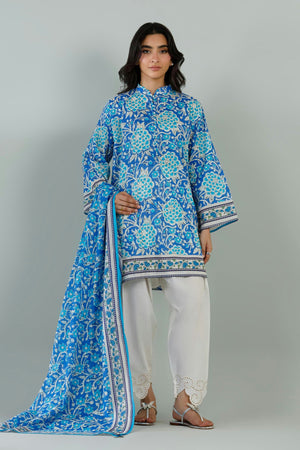 Basics '26 - Stitched Printed Lawn Shirt+ Dupatta | SS26BSP183P2D
