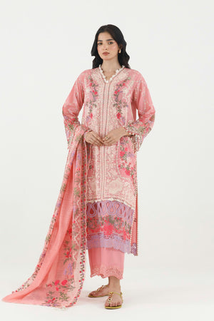 New In '26 - Stitched Printed Lawn Suit | SS26LUX001P3