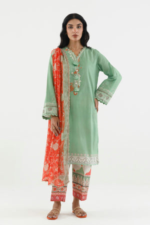 New In '26 - Stitched Printed Lawn Suit | SS26MHY305AP3