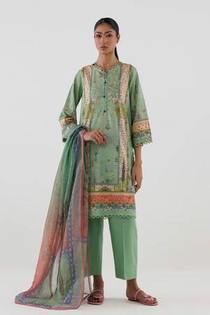New In '26 - Stitched Printed Lawn Suit | SS26MHY307BP3
