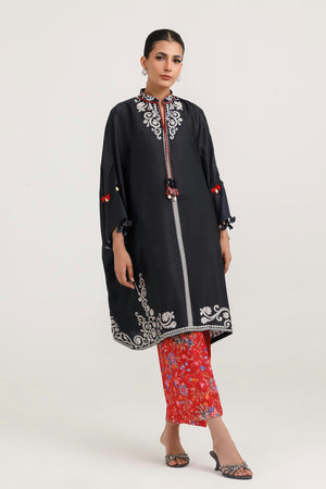 Fall Winter '26 - Stitched Printed Satin Shirt+ Culotte | FW26STP809P2T