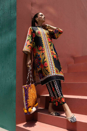 Limited Edition '26 - Stitched Printed Viscose Shirt+ Culotte - SS26BSP269P2T