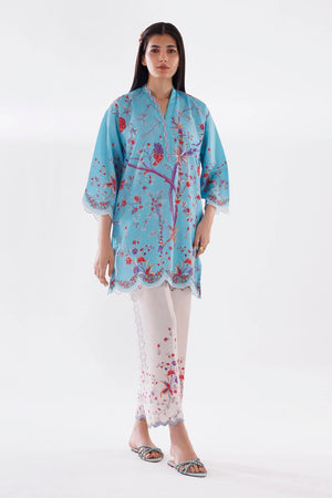 Limited Edition '26 - Stitched Printed Viscose Shirt + Bottom | SS26BSP121P2T