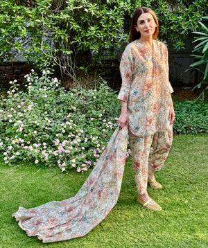 Summer Lawn '26 -  Tea Rose (Short Stitched)