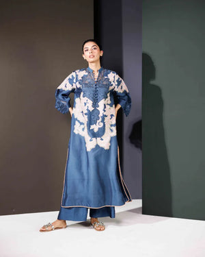 Luxury Pret – Fall '25 - Teal Paisley