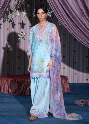 Lucky Charm Lawn Pret '26 - Turquoise