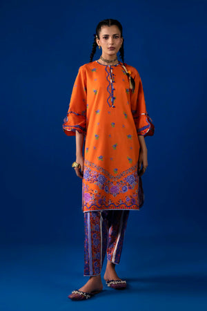 Mahay Summer '26 Vol 3 - Unstitched 2 Piece Lawn Suit - H263-006B-2AC