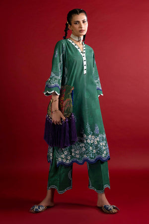 Mahay Summer '26 Vol 3 - Unstitched 2 Piece Lawn Suit - H263-011B-2C