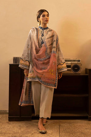 Mahay Summer '26 Vol 3 - Unstitched 3 Piece Lawn Suit - H263-007A-3AG