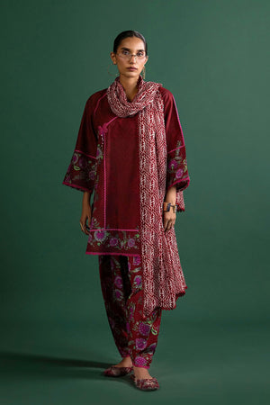 Mahay Summer '26 Vol 3 - Unstitched 3 Piece Lawn Suit - H263-010B-3AI