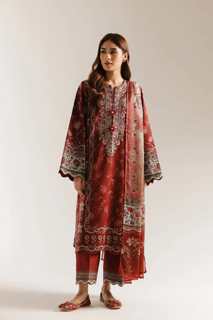Unstitched Collection '26 - EMBROIDERED SUIT | E1013/203/415