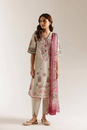 Unstitched Collection '26 - EMBROIDERED SUIT | E1015/203/524