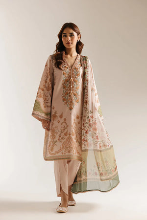 Unstitched Collection '26 - EMBROIDERED SUIT | E1019/203/814