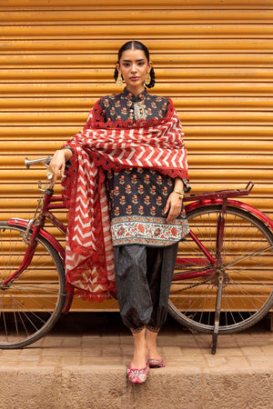 Mahay Summer '26 Vol 4- Unstitched Printed 3 Piece Lawn Suit | H264-002A-3CG