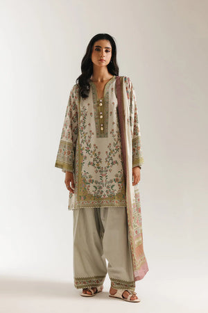 Unstitched Collection '26 - PRINTED SUIT | E0866/202/004