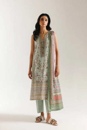 Unstitched Collection '26 - PRINTED SUIT | E0866/202/130