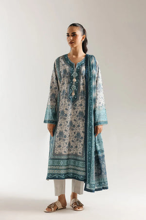 Unstitched Collection '26 - PRINTED SUIT | E0867/202/605