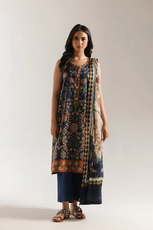 Unstitched Collection '26 - PRINTED SUIT | E0870/202/624