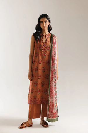 Unstitched Collection '26 - PRINTED SUIT | E0872/202/210