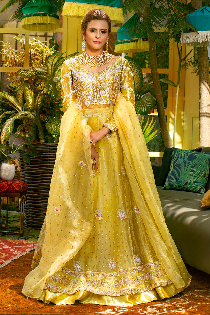 Ansab Jahangir Luxe Silk Pret '22 - SUNFLOWER BLOOM