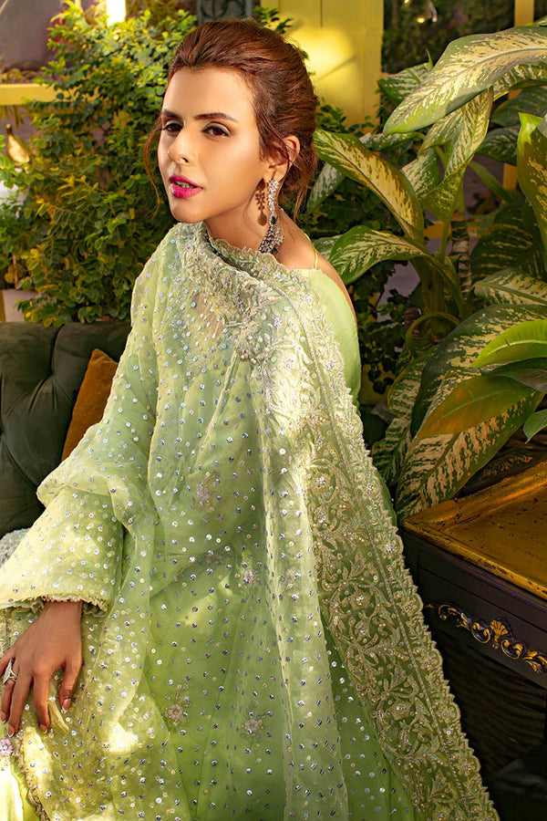 Ansab Jahangir Luxe Silk Pret '22 -MINT DREAM
