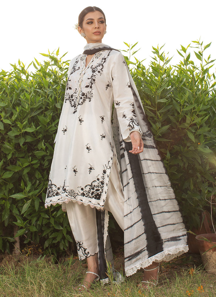 Farah Talib Aziz - Anusha kurta with tie and dye dupatta