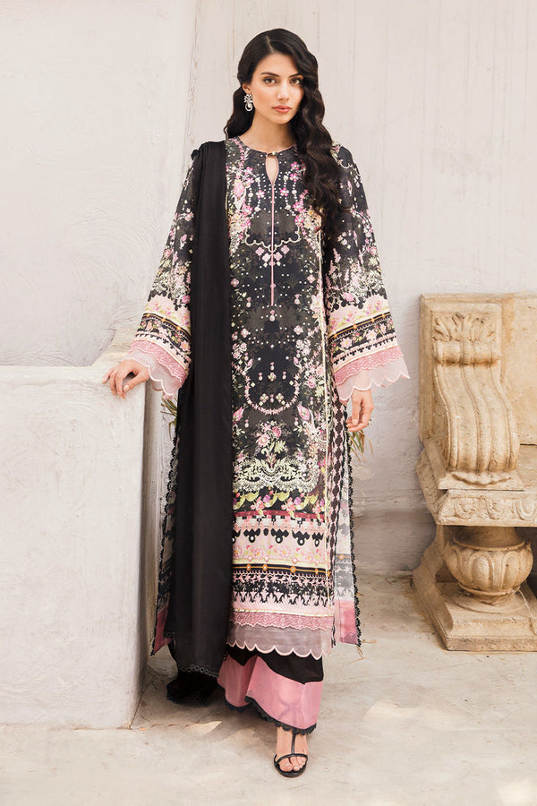 Ansab Jahangir Luxe Silk Pret '22- BLACK IRIS