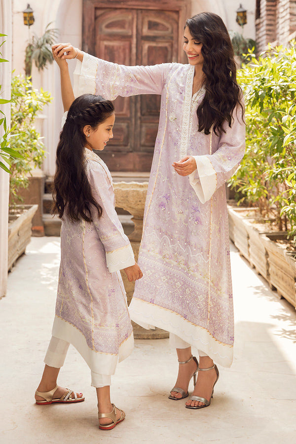 Ansab Jahangir Luxe Silk Pret '22- ORCHID TINT