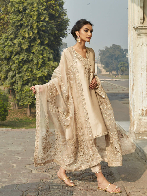 Misha Lakhani Bridal Couture -NIMR KURTI W/ SKINNY SHALWAR & DUPATTA