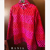 Rania Clothing Shirt - Red and Pink