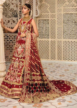 CRIMSON | WEDDING COLLECTION - UNSTITCHED - SCARLET - 2A (RTS)
