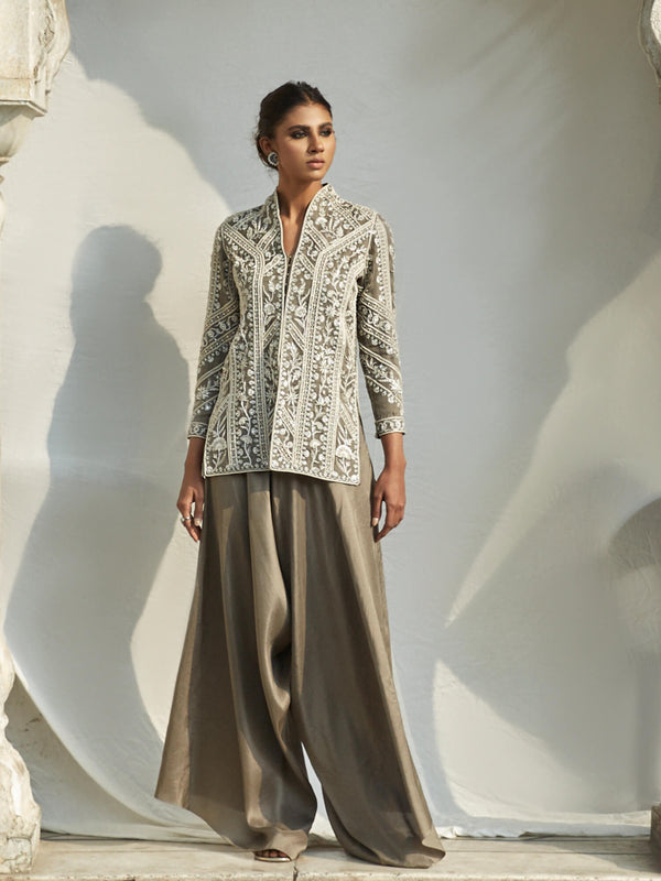 Misha Lakhani Bridal Couture - RANI JACKET W/ LOOSE PANT