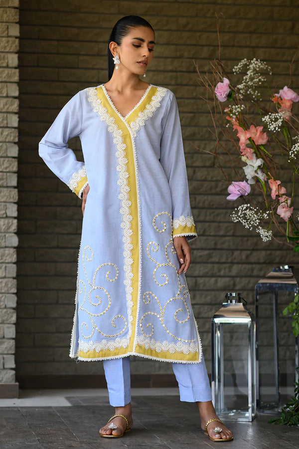 Nadia Farooqui Casual Pret '23 - Frosted Glamour