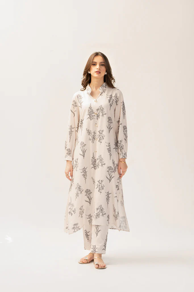 Hassal Spring Summer '23 - Poppy Floral White Suit