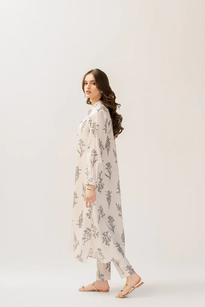 Hassal Spring Summer '23 - Poppy Floral White Suit