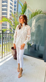 Rania Clothing Shirt - White