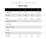 Farida Hasan Mid Summer Edit - WHITE LACE