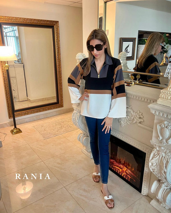 Rania Clothing Shirt - Brown Multi Shirt